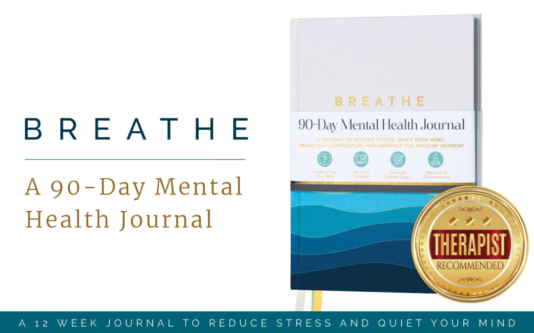 Breathe Journal with Therapist recommended sticker